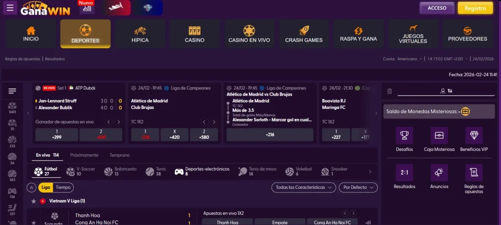 Mercado de Apuestas Deportivas